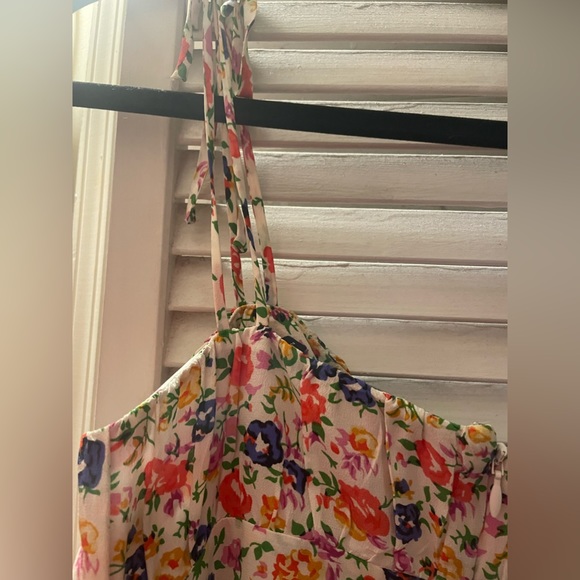 The Kooples Asymmetrical Dress in Flower Print - Picture 8 of 11